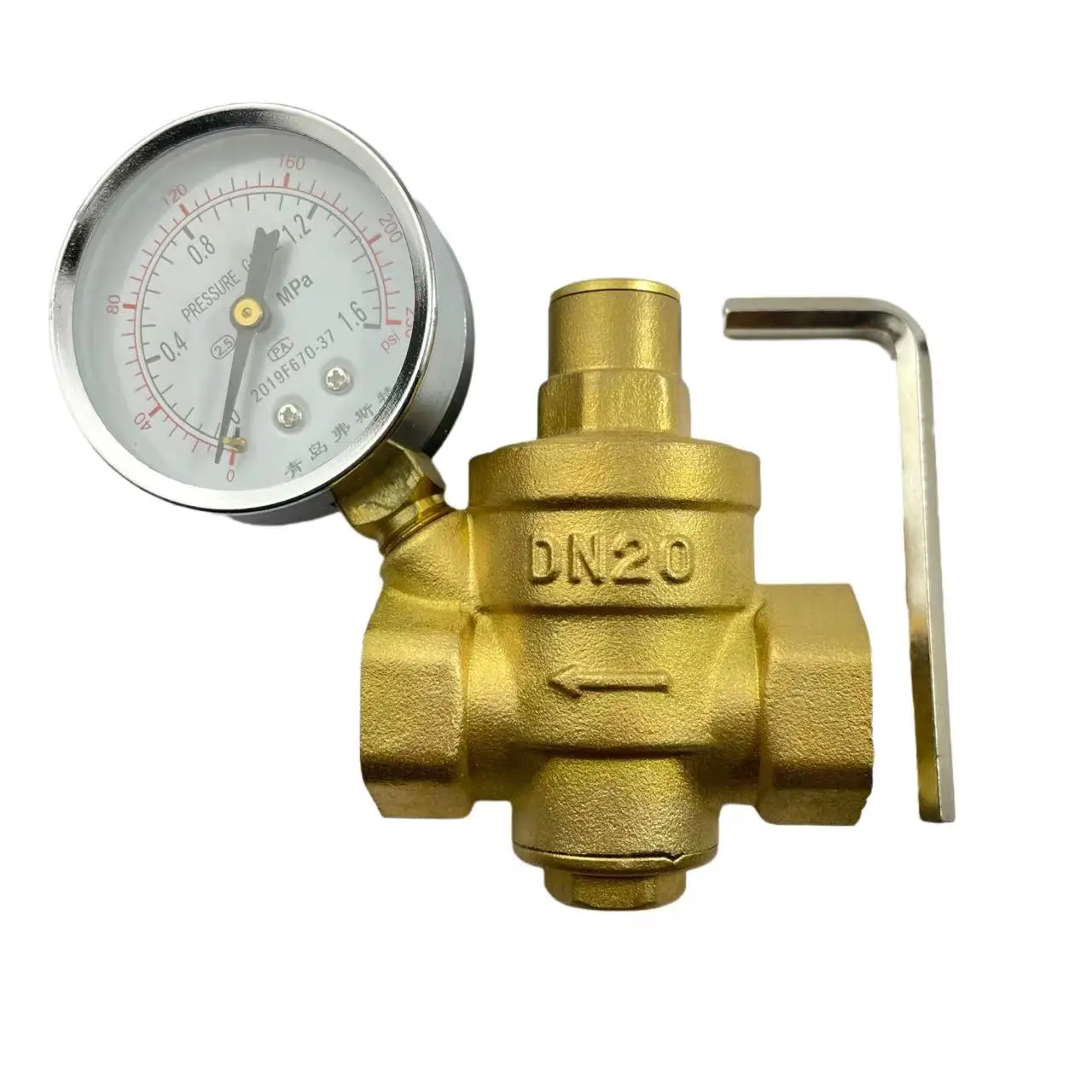 

G3/4" High Temperature Adjustable Pressure Reducing Valve without Pressure Gauge made of Brass H59