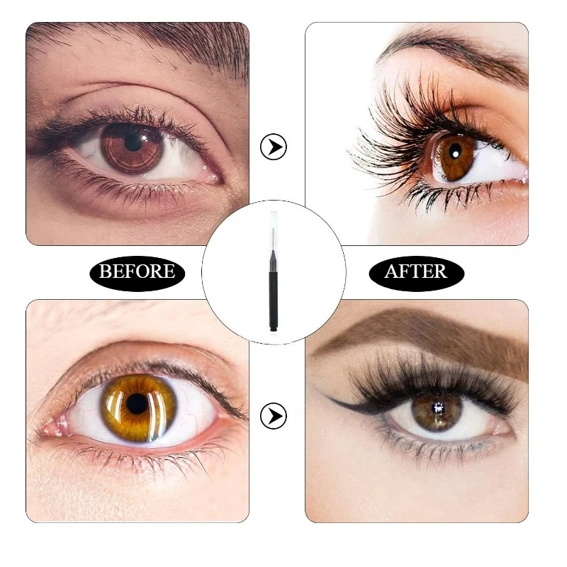 5/10/50 قطعة فرشاة الحاجب الصغيرة الحاجب بيرم فرشاة المتاح الحاجب رفع فرش انحناء مايكرو رمش فرشاة تطبيق أدوات #5