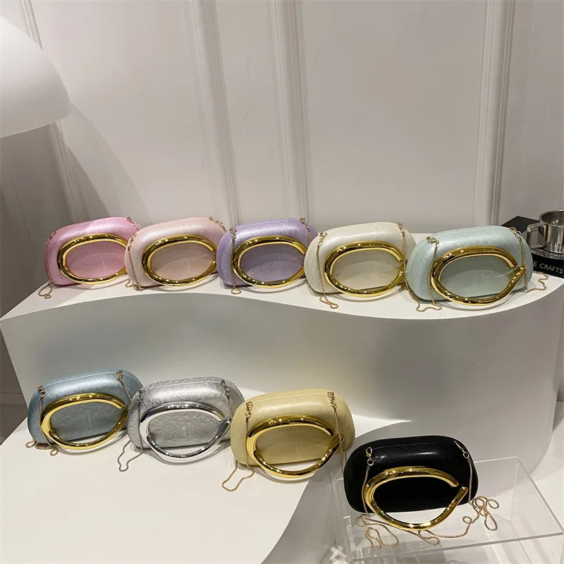 

Нишевый вечерний клатч, женская сумка через плечо с европейской цепочкой, дизайнерская сумка через плечо, сумка Day to Night, минималистский стиль