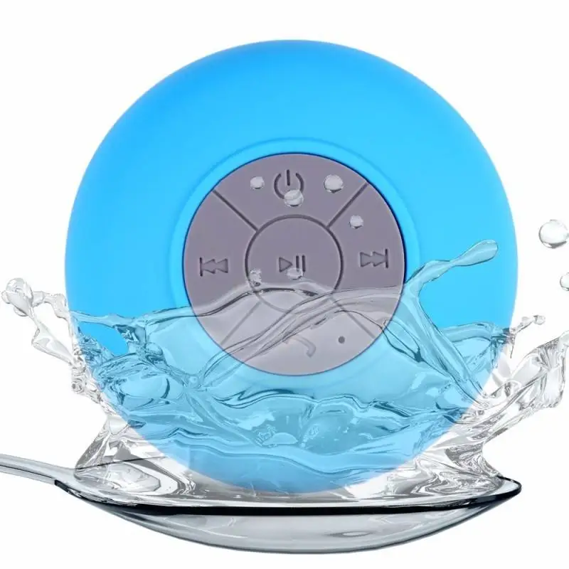 BTS-06 Sans Fil Portable Étanche Mini Bluetooth Haut-Parleur Musique Son Eau Voiture HautréusDegré HOShower Bar