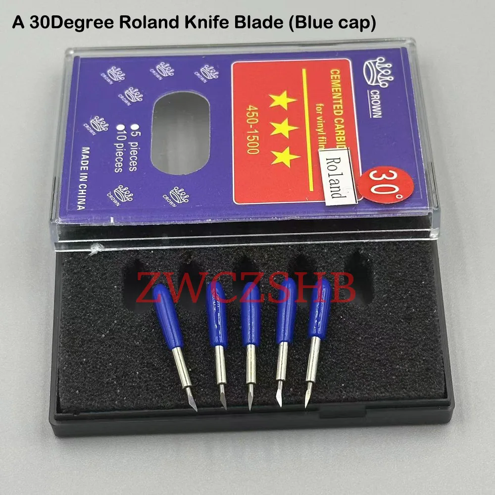 10PCS Roland Schneiden Plotter Messer Klinge 30/45/60 Grad Hartmetall Klinge Für Roland XC540 SP540 VP300 VP540 VS420 BN20 – Detail 7