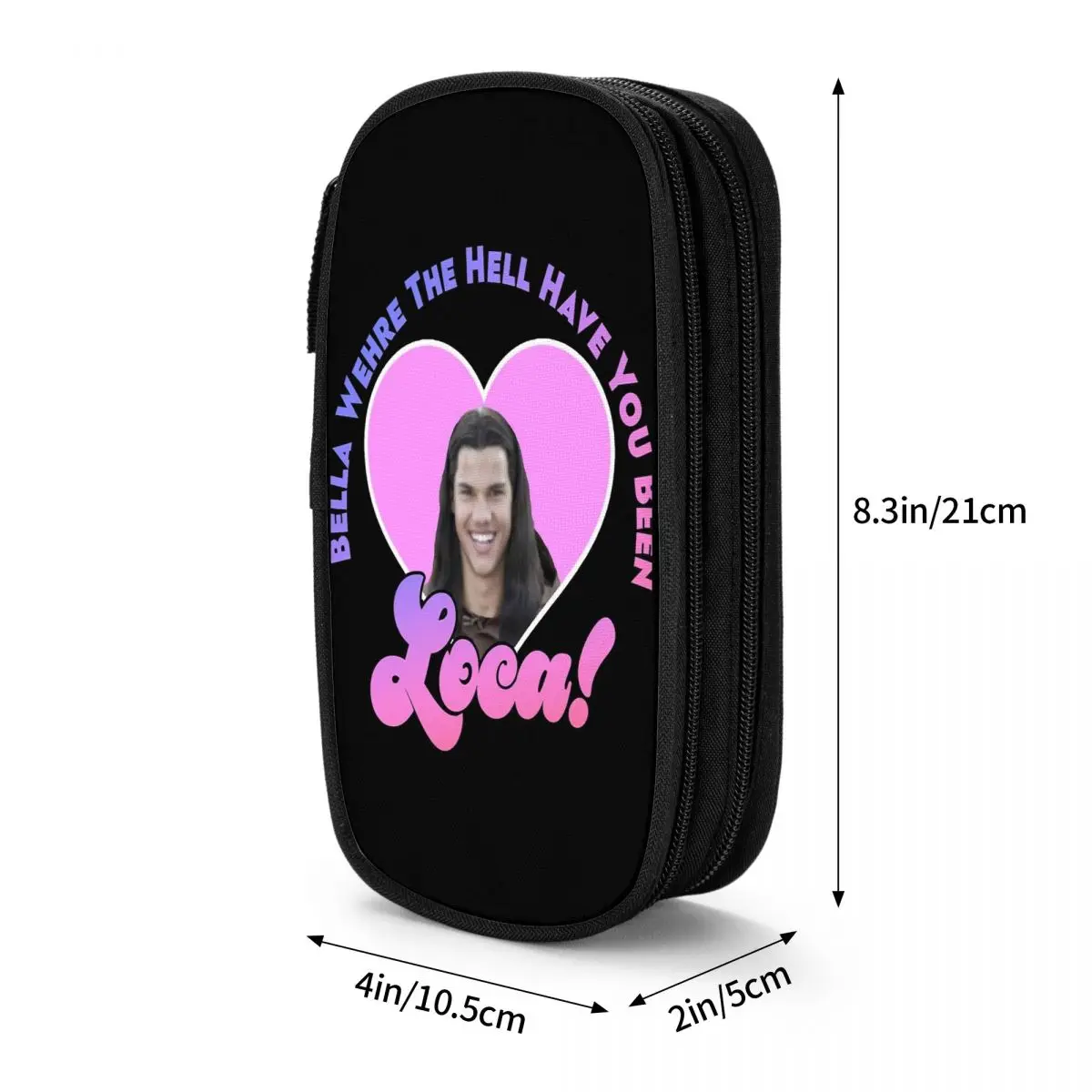 جاكوب توايلايت بيلا أين الجحيم كنت لوكا مقلمة كبيرة صندوق رصاص الصبي سستة لطيف العودة إلى المدرسة مقلمة