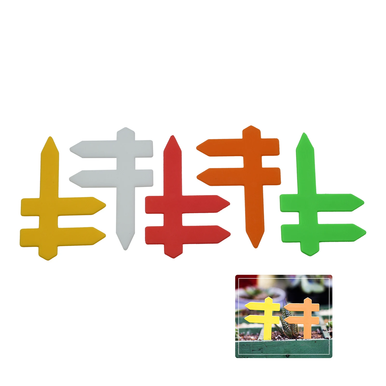 100 قطعة نبات زينة البستنة تسميات صينية الشتلات زهرة النبات النباتات النباتية حديقة الاتجاه علامة 7x4.6 سنتيمتر علامة النبات