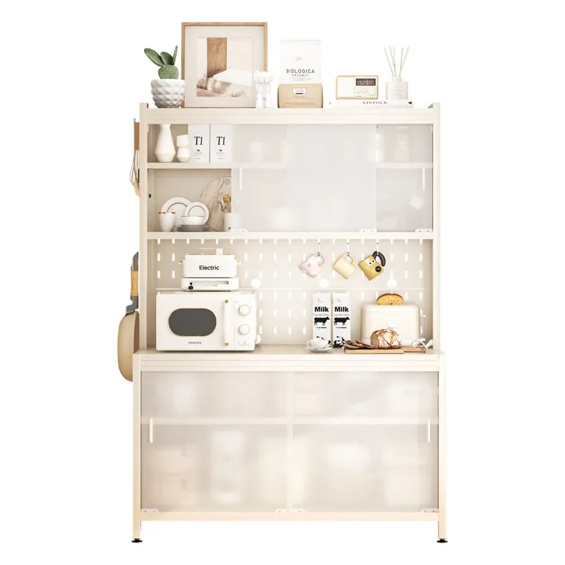 

Cave plate shelf storage tempered glass simple light luxury