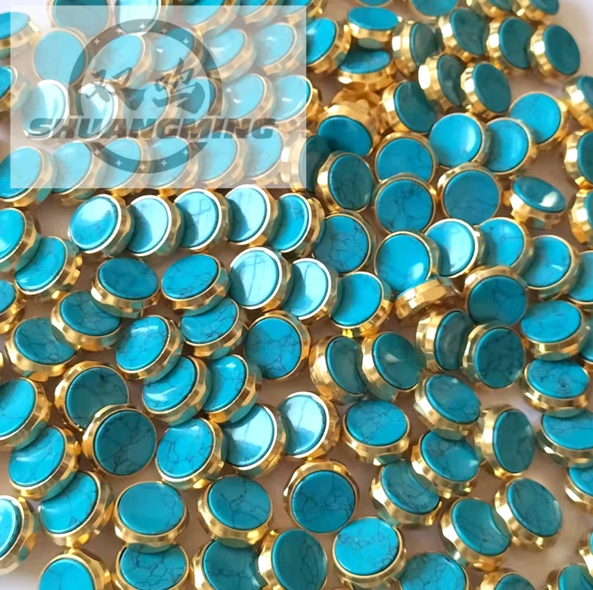 

Gold Plated Trumpet Valve Finger Buttons Trumpet Cover Key Cap Replacement for Trumpet Player