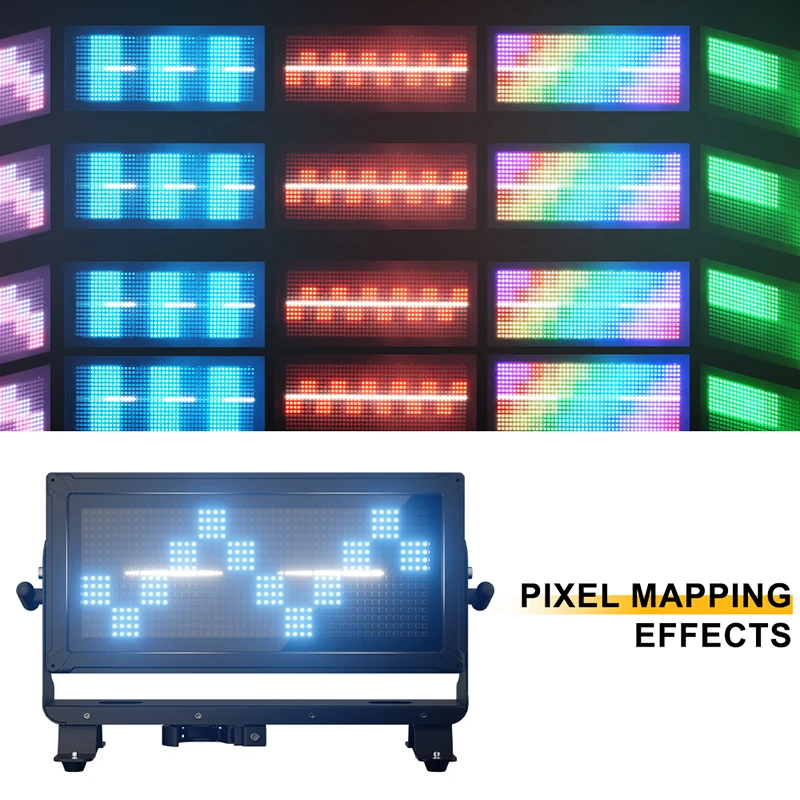 

Водонепроницаемый светодиодный стробоскоп 350 Вт, 12 пикселей, сверхсильный рассеиватель тепла и стробоскопический эффект, подходящий для концертов и большой ступени
