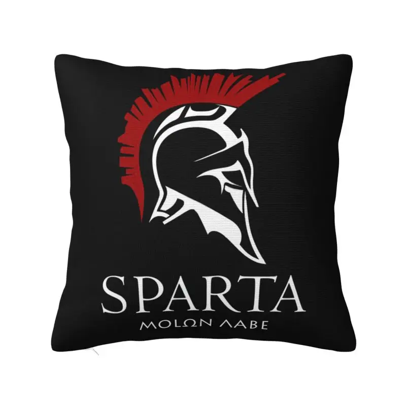 Nordic Spartan Molon Labe Sparta Warrior Sofa Cushion Cover Velvet Pillow Case Living Room Decoration