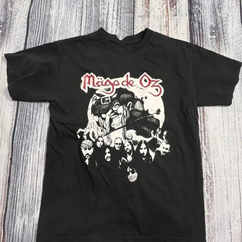 

Футболка Mago De Oz, черная, размер S tO 5XL, 100, хлопок NI1294
