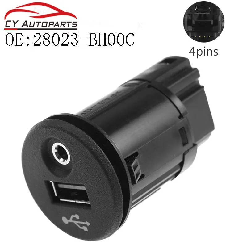 Neue Auto AUX Port Adapter USB Hilfs Stecker Für Nissan Frontier 2011-2019 Juke 2014-2018 28023-BH00C 28023BH0 0C 13907643
