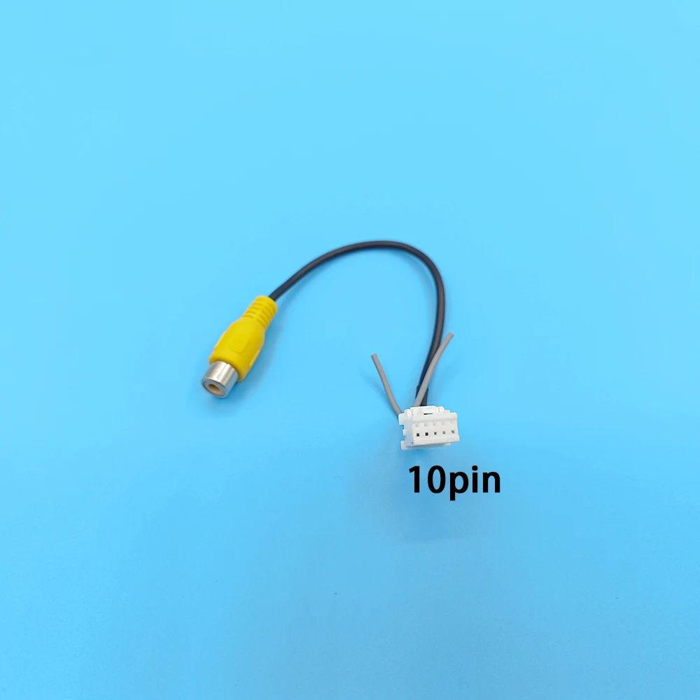 革新的で実用的な Android ラジオカーアクセサリーユニバーサル 10 ピンカメラビデオ入力ケーブルアダプター配線コネクタ
