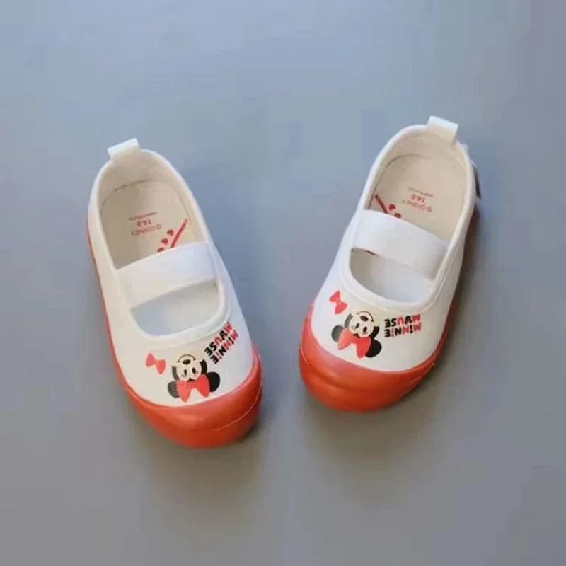 Children\'s Canvas Shoes Baby Boy Girl Cartoon Frozen Elsa McQueen Cars Minnie Print Sneakers Kid Casual Shoes Flats Sandals