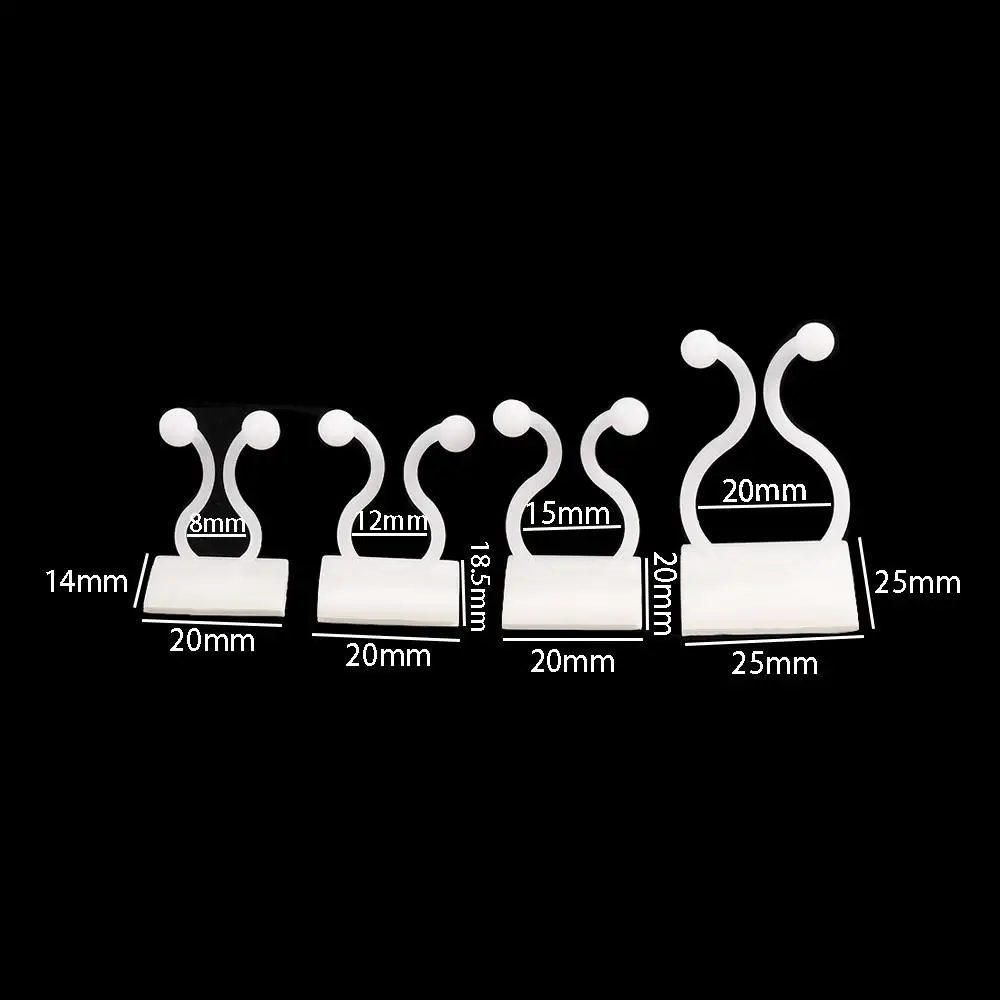 고정 후크 식물 스텐트 브래킷, 벽 덩굴 고정장치, 벽 등나무 클램프, 식물 등반 벽 클립, 지지대, 10 개, 20 개, 50 개, 100 개