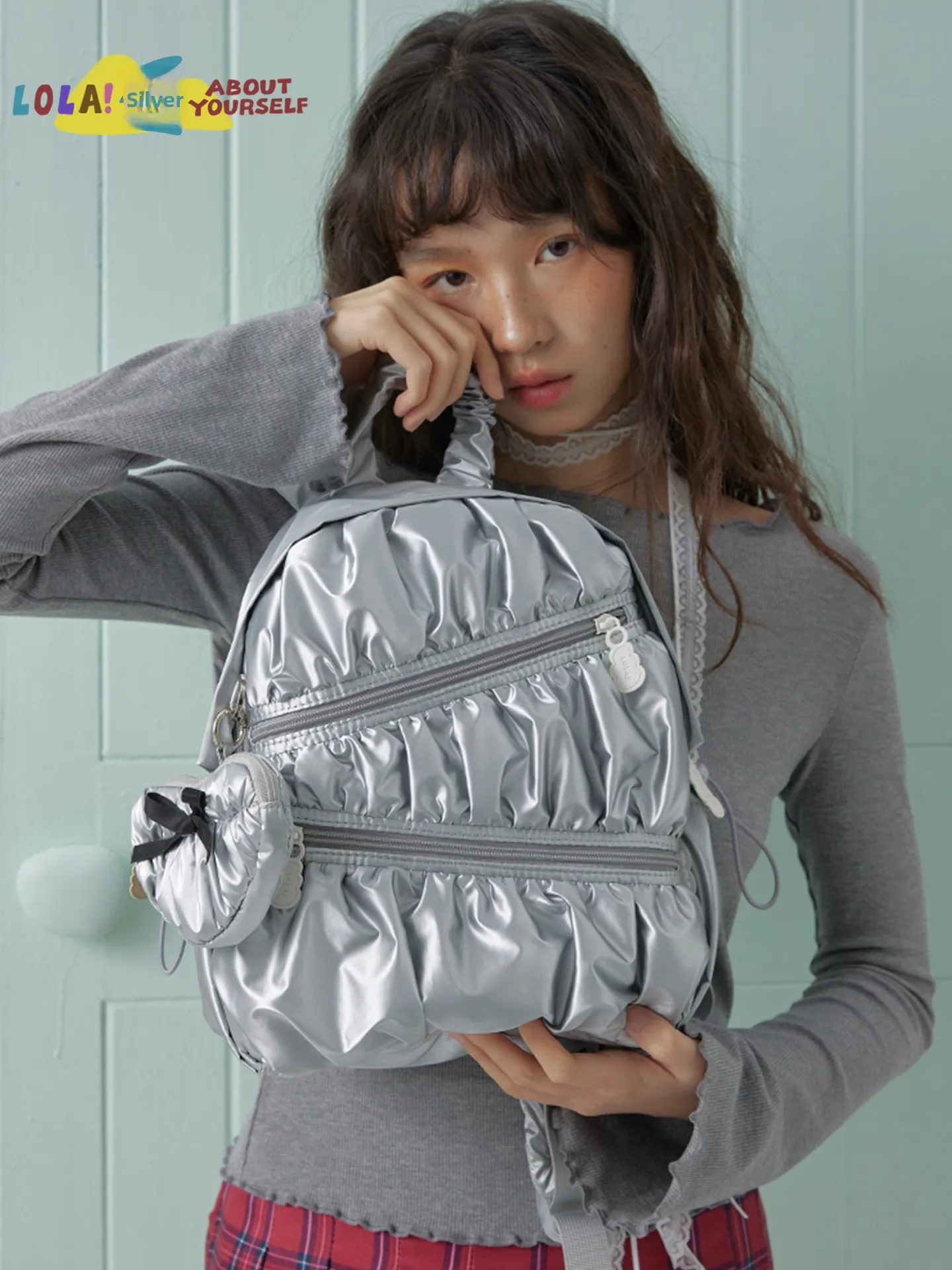 

Design Lightweight Cloud Backpack for Women Traveling Ladies College Students Can Put 11 Inch Computer in It Soft Material