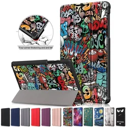 Funda pour Samsung Galaxy Tab A A2 10.5 T590 T595 A9 Plus 11 S9 FE A 8 A8 Cas SM-X200 Dock Lite Pliant Support Couverture Tablette A9 +