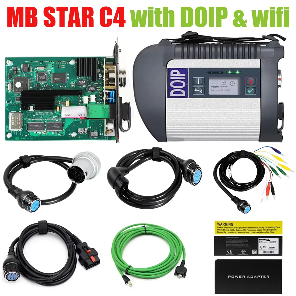 

DOIP MB star c4 plus мультиплексор DOIP с программным обеспечением Wi-Fi SSD SD Connect C4 OBD2 сканер диагностический инструмент для легковых автомобилей/грузовиков benz
