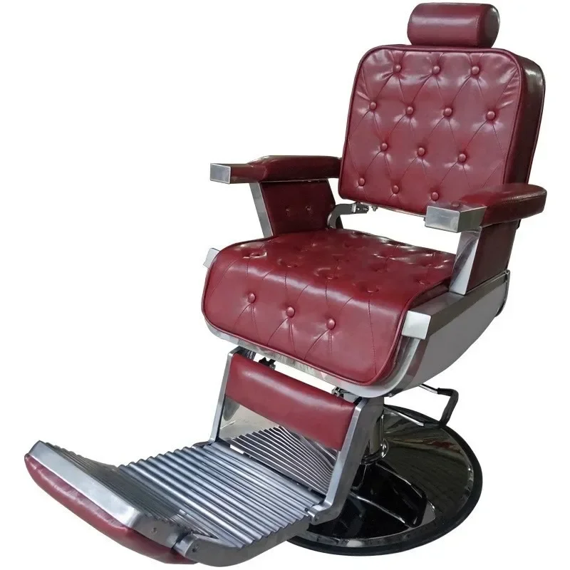 Ld 30Barber shop tête d'huile rétro spéciale peut être posée pour hommes rasage et toilettage chaise de barbier salon