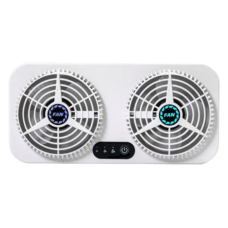 Car Exhaust Ventilator Fan Car Radiator Fan Solar Powered Car Ventilator Energy Saving Air Vent Radiator Air Purifiers Vent