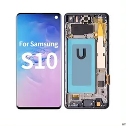 Mobile Phone Lcds for samsung galaxy s10 screen replacement OLED quality display lcd screen for samsung s10