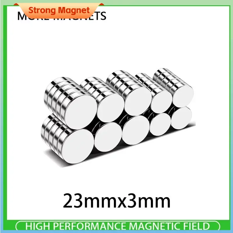 5/10/20PCS 23x3mm Round Neodymium Magnet N35 Rare Earth Strong Powerful Permanent NdFeB Magnets