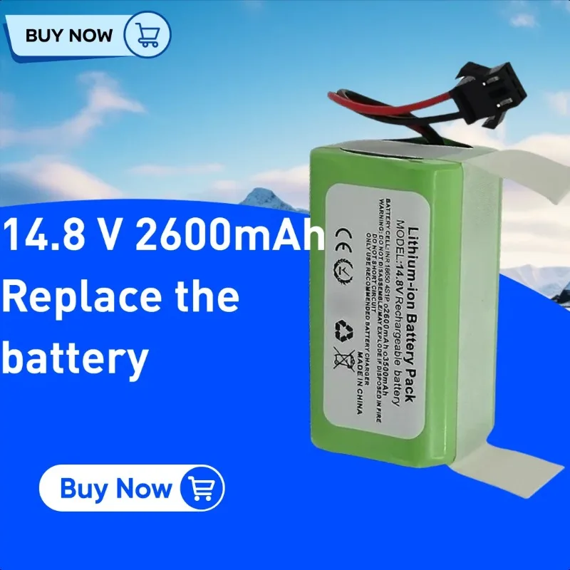 

14.8V 2600mAh For Ecovacs Deebot N79 N79s Dn622 Eeuf Replacement Battery