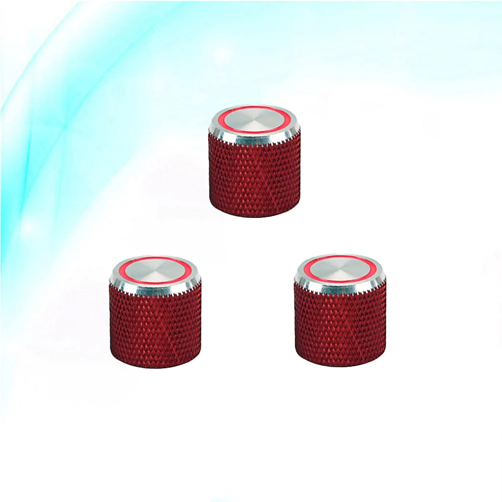 

3 PCS Guitar Knob Bass Knobs Electric Volume Pedal Tone and Bass-guitar-hardware