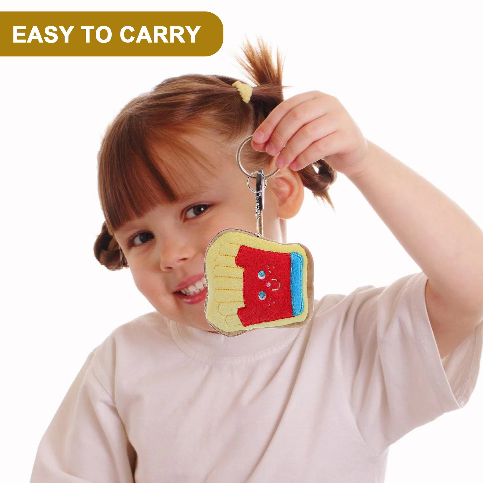 Cute Cartoon Coin Purse Girls Small Wallet Stylish Keychain Pouch Handbag Backpack Decoration Change Storage Pouch