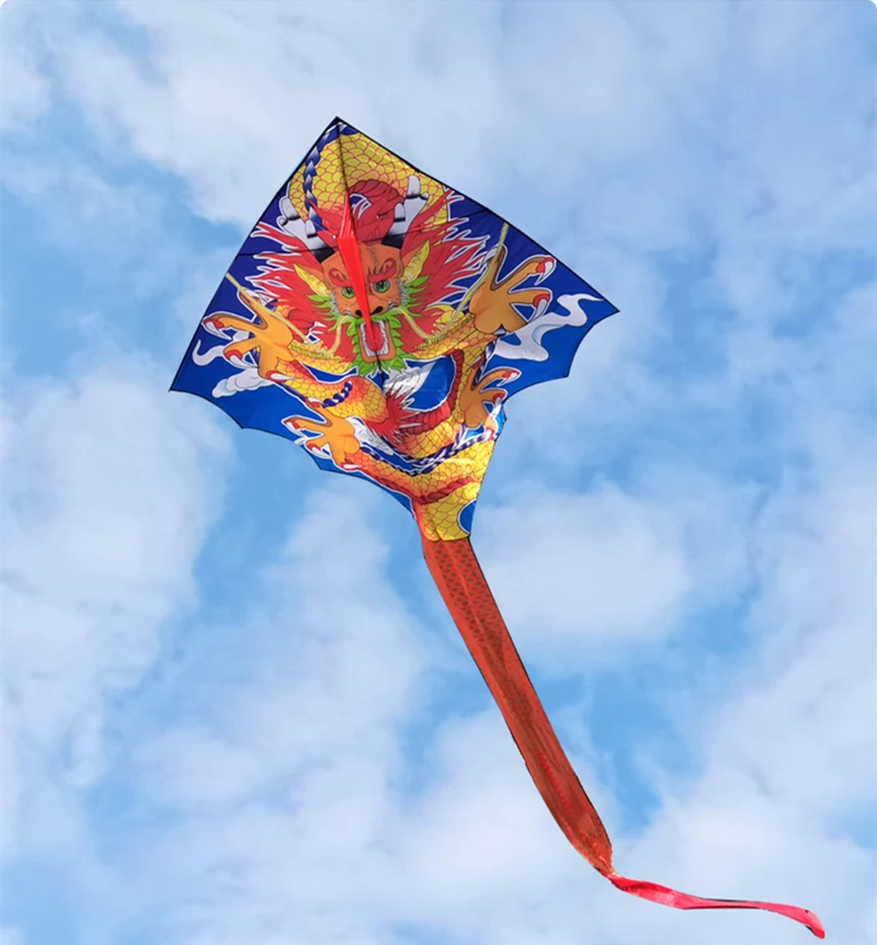 Cometa de dragón grande de 360cm para niños, Juguetes Divertidos al aire libre, cometa de nailon, cometas de viento profesionales