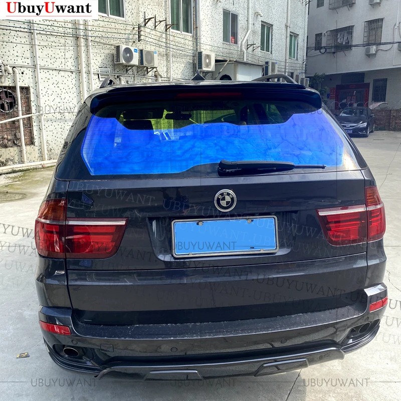 BMW X5 E70 Spoiler Trasero Superior Aéreo Carbonschwarz Negro 416 0430325