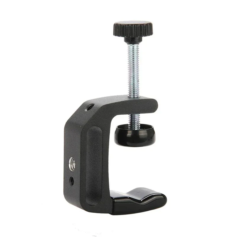 Universal C Clamp Desktop Mount Clamp Tripod Light Stand Clamp Camera Lamp Flash Fixed Holder Clip for Photography Live Studio