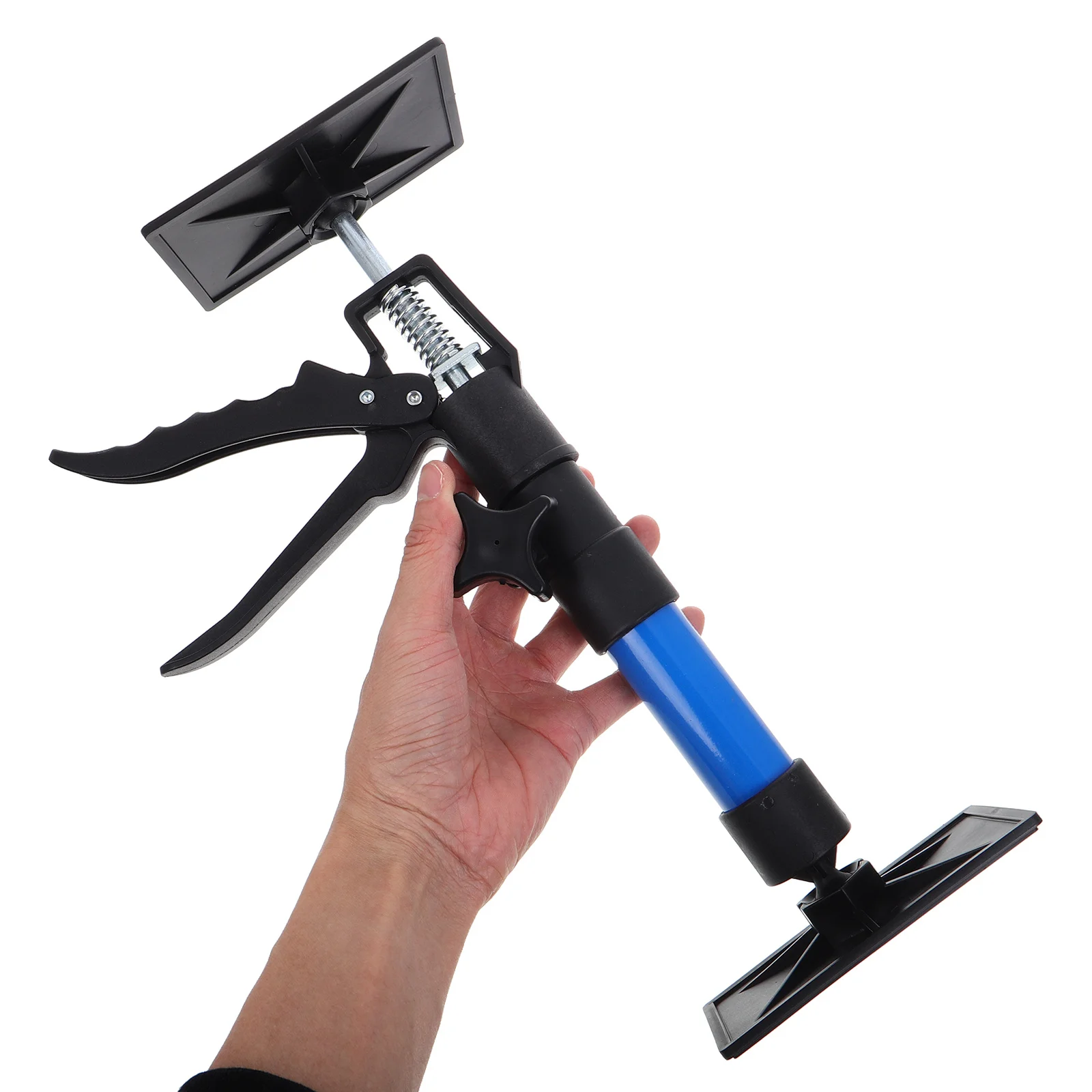 تلسكوبي خزانة جاك دعم القطب ارتفاع قابل للتعديل للحمام الغرور مرآة خزانة تركيب لا توجد أدوات مطلوبة سهلة DIY بها بنفسك #4