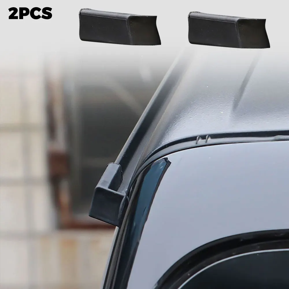 Black Car Top Roof Rain Gutter Upgraded Rainwater Diversion Channel Exterior Accessory For Jeep Wrangler JL 2018-2022+ JT 2020+