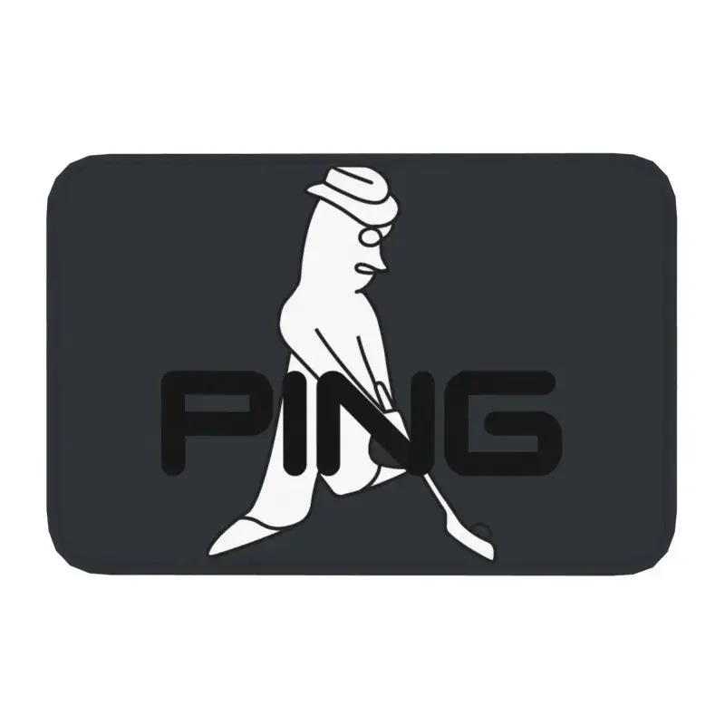 Custom Golf Logo Doormat Mat Anti-Slip Kitchen Bathroom Garden Rug Carpet 40*60cm