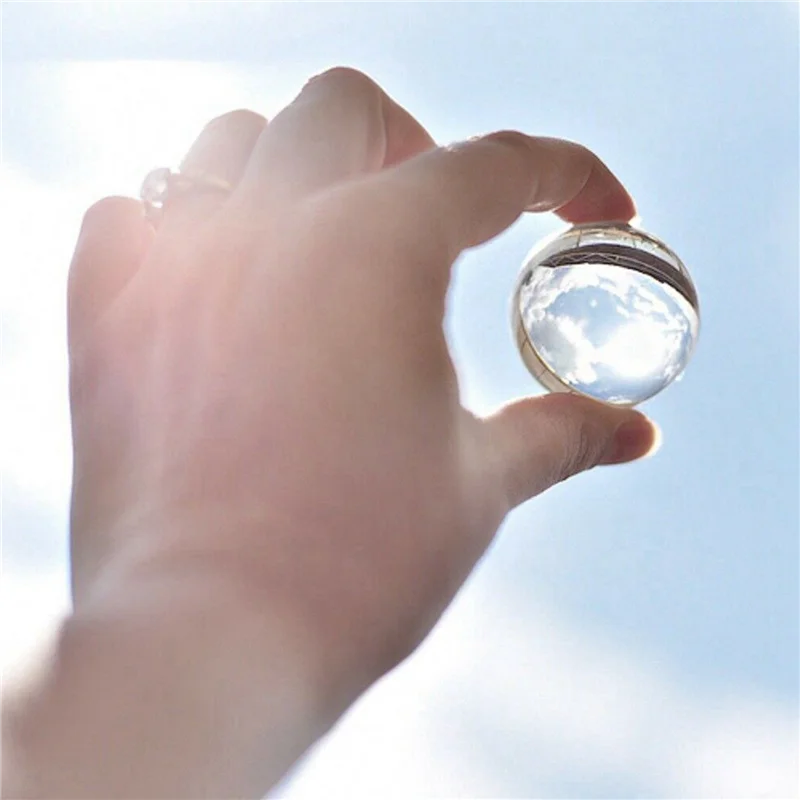 3X كرة كريستال زجاجية شفافة اللون كرة شفاء التصوير الدعائم الكرة ديكور 40 مللي متر