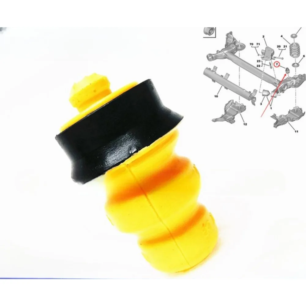 1PC 516680 96571507 80s Bridge Buffer Block Suitable For Citroen's All-new Elysee Peugeot 301