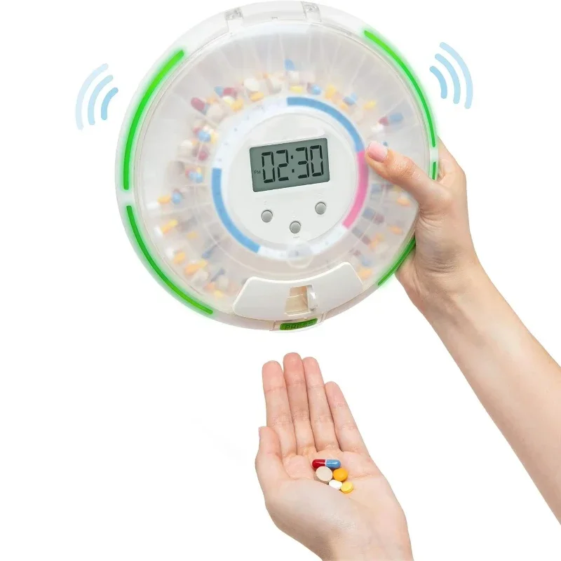 28-Day reminder pill organizer Smart electronic automatic pill dispenser with lock
