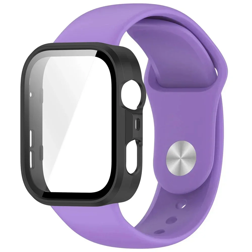 Funda de PC + Correa de silicona para Huawei Watch Fit 4 Pro 4 3 pulsera deportiva para Huawei Watch Fit 4/4 Pro Correa cómoda