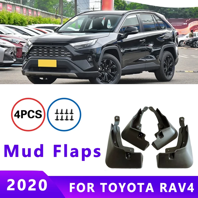 

Mud Flaps Fit for TOYOTA RAV4 2020 Mudguards Tire Fenders Splash Proof Accessories Wheel Guards 4ps