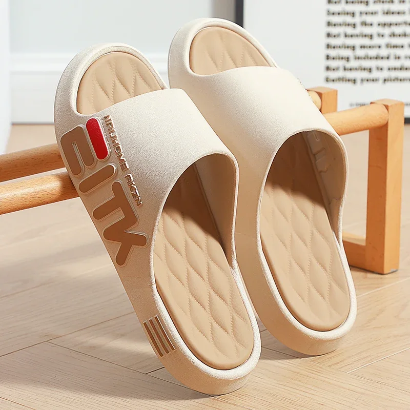 Comfortable Men Summer Casual Slippers Soft Youth Fashionable Leisure Walking Sandals Light Weight Water Swimming Pool Slides image 2