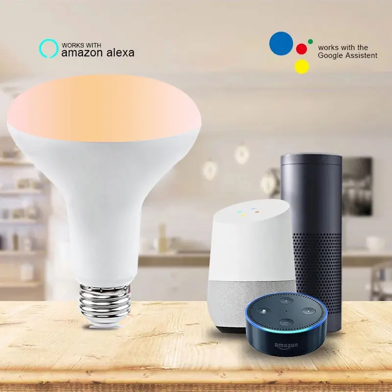 Glomarket Tuya RGB Smart Light Bulb 9w Wifi Smart Bulb Lights With Tuya Alexa Google Smart Voice Bulb Light