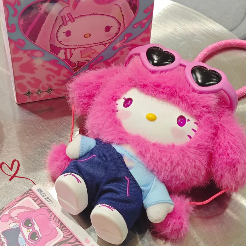 Genuine Hello-Kitty Pop Star Velvet Pendant Series Blind Box Vinyl