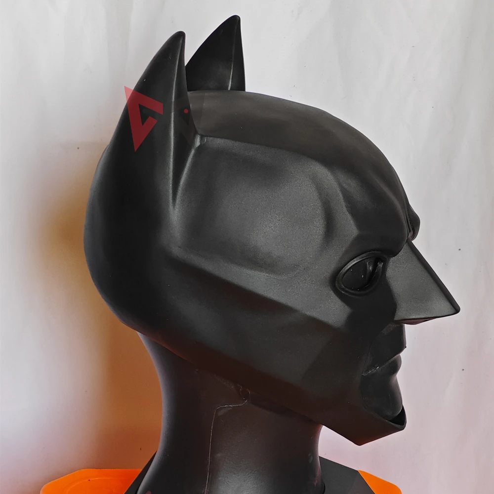 New Bruce Wayne Bat Hero Cosplay Helmet Movie Superhero Face Mask for Men Full Head Latex Helmet Adult Woman Disguise Prop