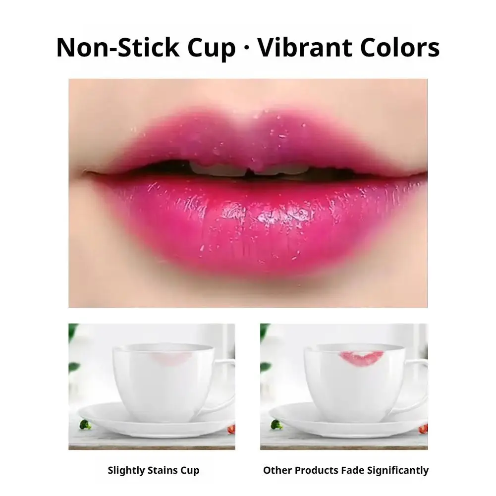 Color Changing Lipstick Waterproof Blue Lipstick That Turn PinkWipe Blue Turns To Pink Moisturizing Lipstick Lip Gloss Lips Care