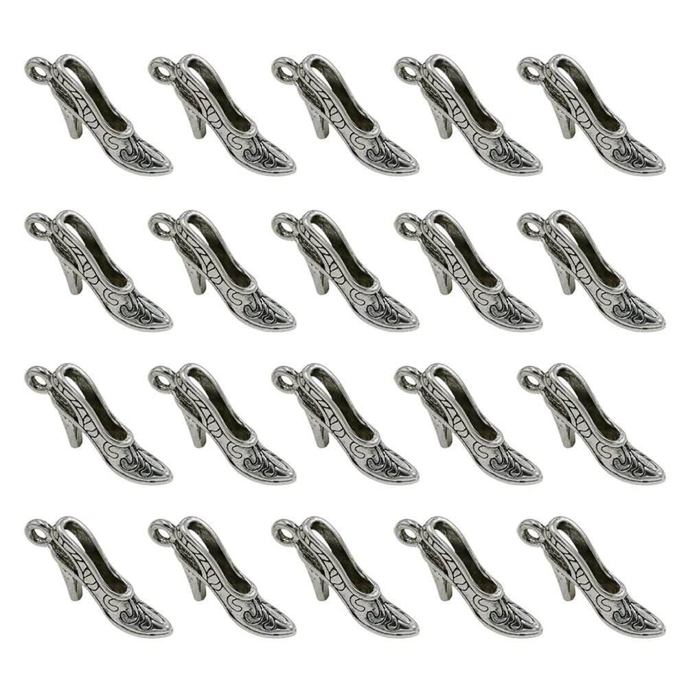 

20pcs Jewelry Charm Charm Pendant Pendant Accessories for DIY Silver Necklace Bracelet Earrings Craft Supplies