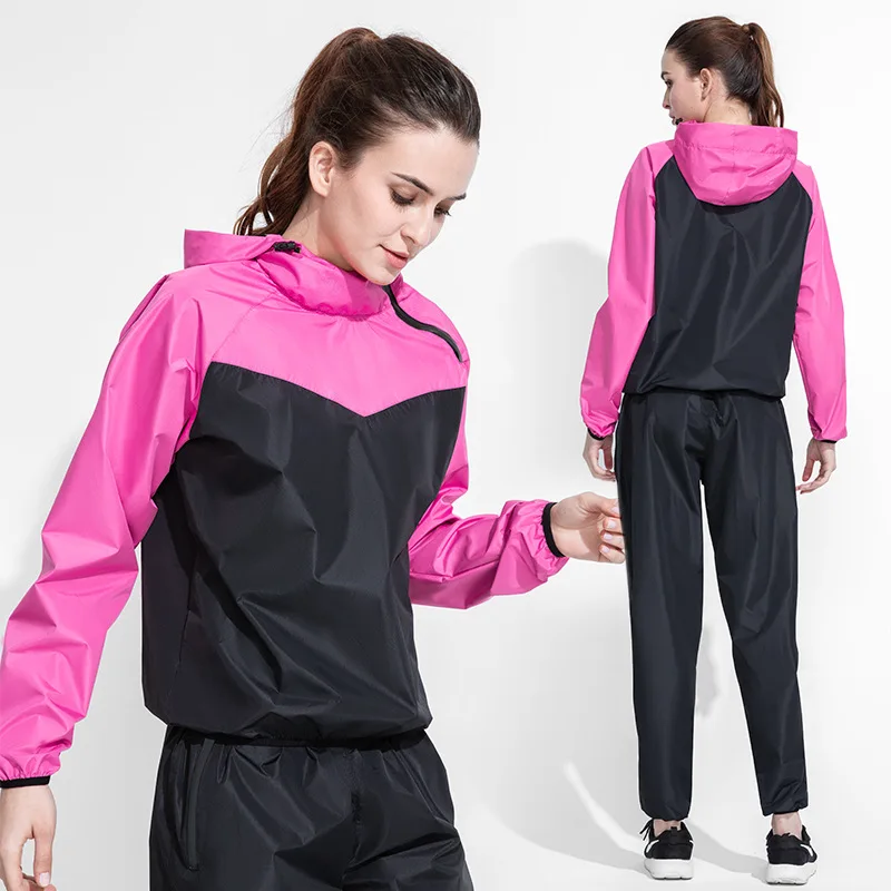 Outdoor Running Exercise Outdoor Sauna Suit 2024 Fitness Shaping Yoga Clothing Top Burst Sweatshirt Suit Conjuntos Deportivos