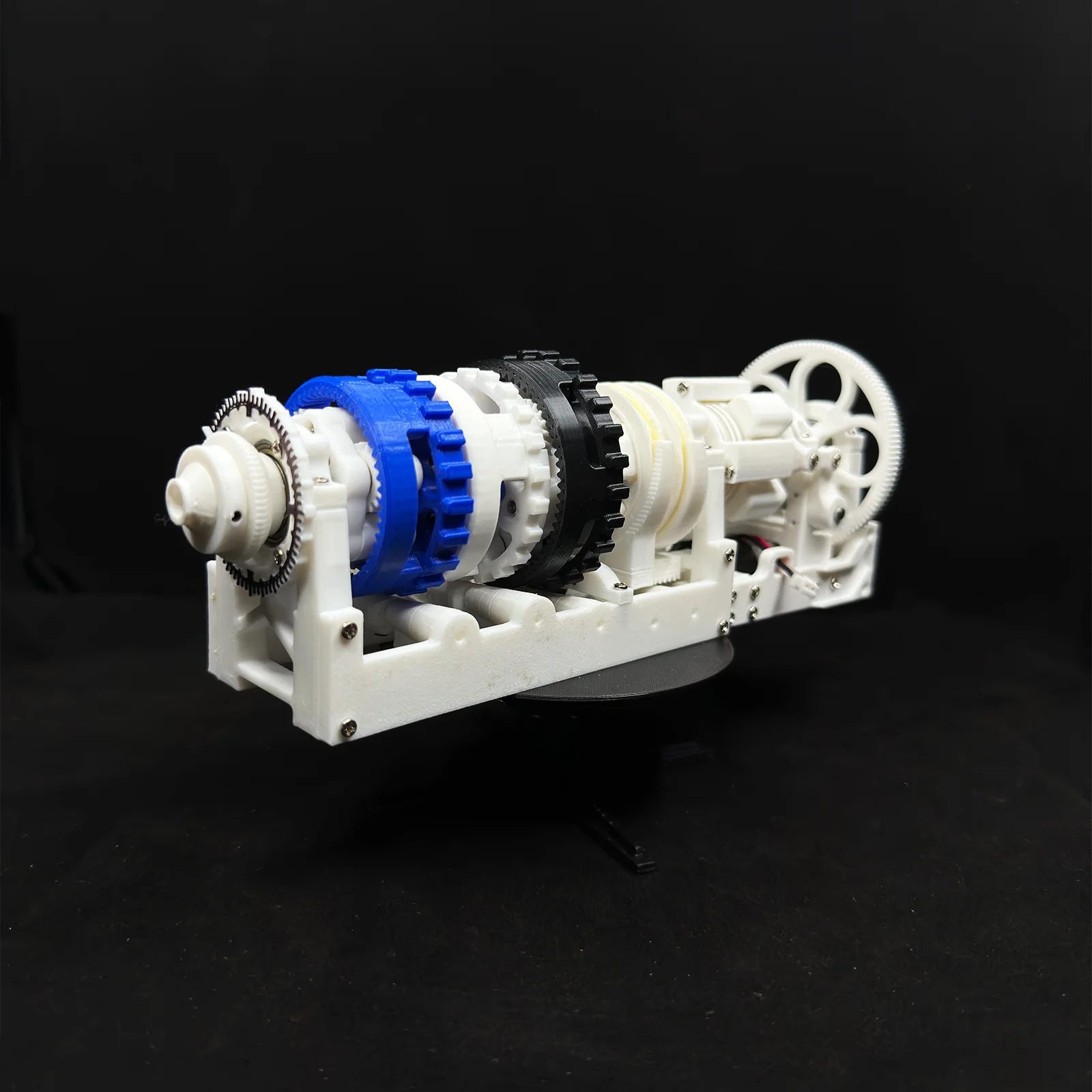Planetary Gear Set Transmission Model, 6 Forward & Reverse Speed Automatic Gearbox with Multi-plate Clutch