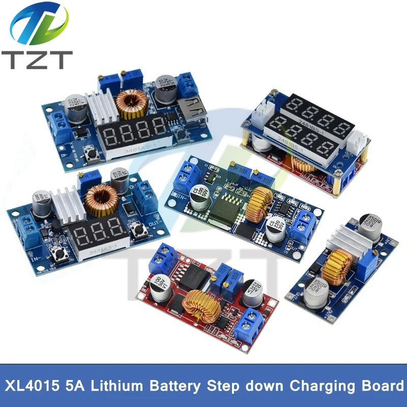 XL4015 5A DC to DC CC CV Lithium Battery Step down Charging Board Led Power Converter Lithium Charger Step Down Module XL4015 E1