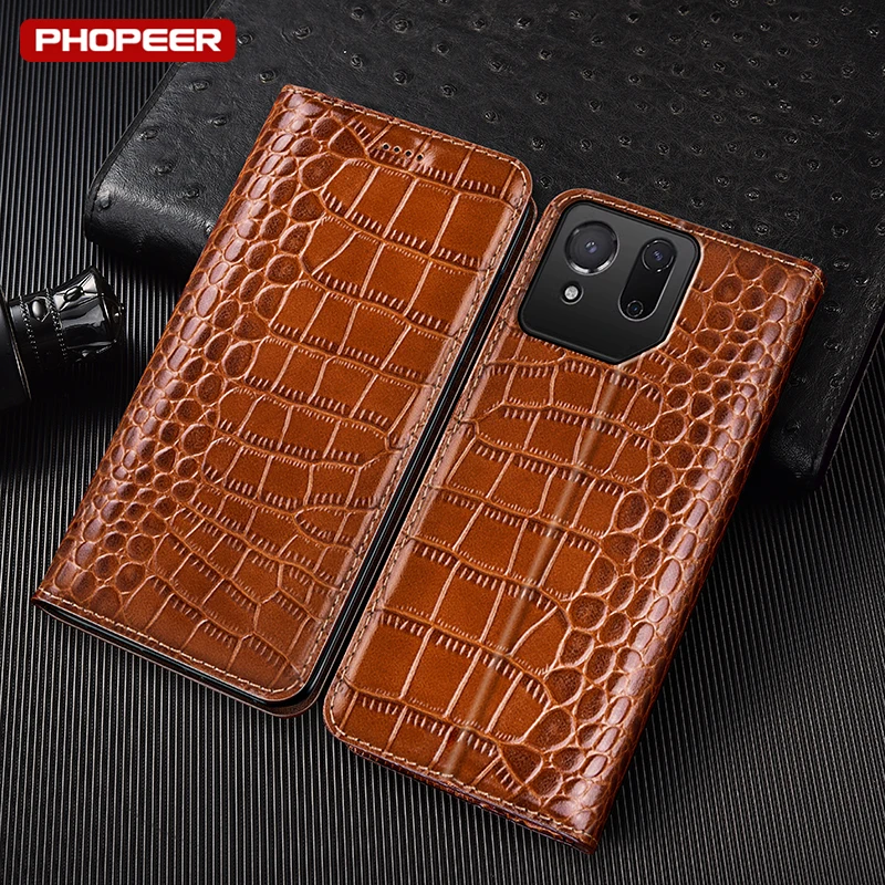 

Чехлы-кошельки из натуральной кожи с текстурированной крокодиловой кожей и слотом для карт для телефона Asus Rog 9, 8, 7, 6, 6D 5 5s Ultimate Pro FE