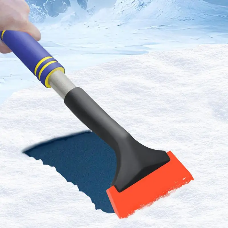 Snow Shovel For Car Detachable Handle Ice Scraper Car Snow Removal Snow Ice Scraper Window Ice Scraper Flexible Car Snow Scraper