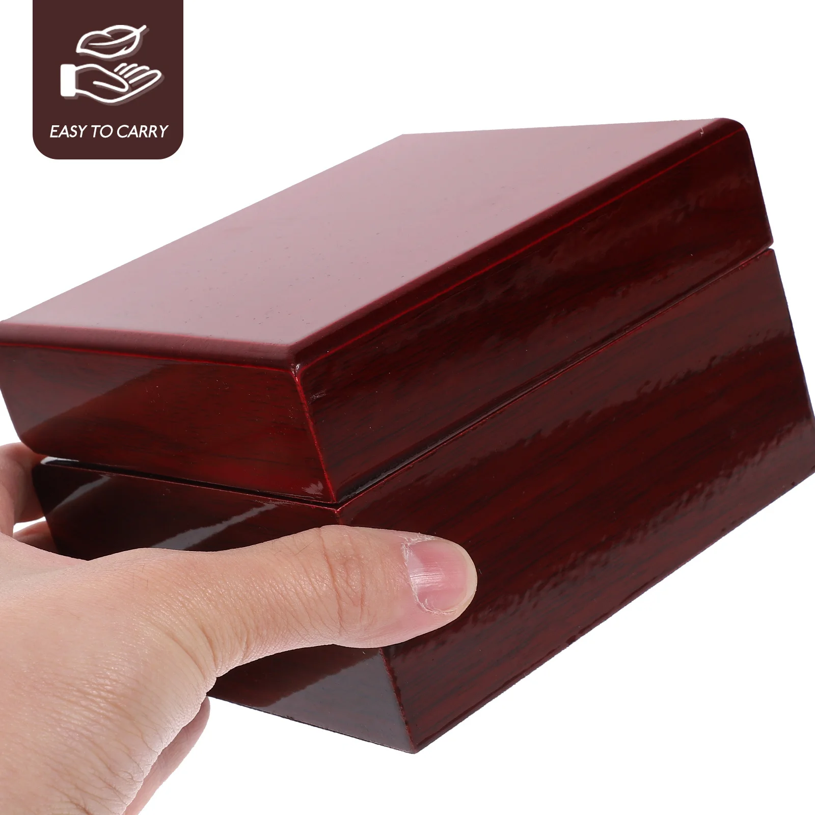 

Красная деревянная коробка для хранения часов, держатель для браслета, витрина для ювелирных изделий, органайзер, подарочная коробка для часов и аксессуаров