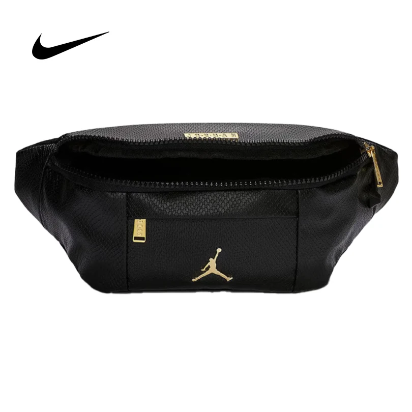 

Nike Jordan Unisex Snakeskin Gold Logo Casual Crossbody Waist Bag HA5507-013
